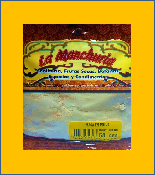 MACA EN POLVO
50 Y 100 GRS