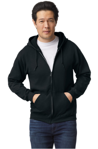 SUDADERA CON CIERRE Y CAPUCHO ADULTO