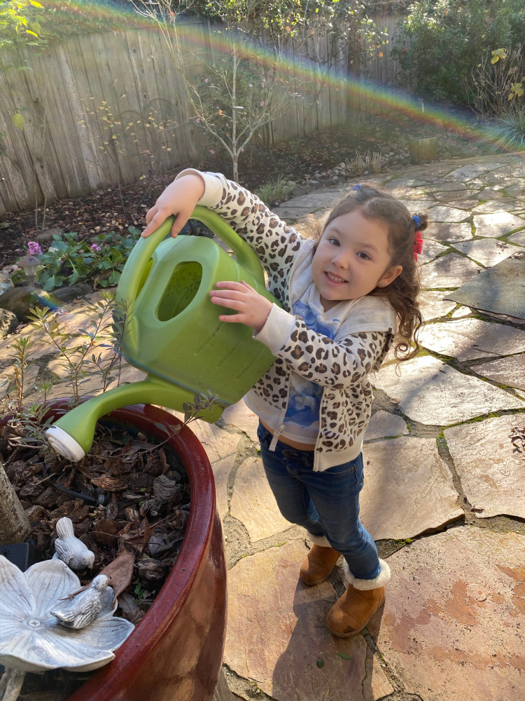 Yes, your kids and grandkids can help me water the flowers... 