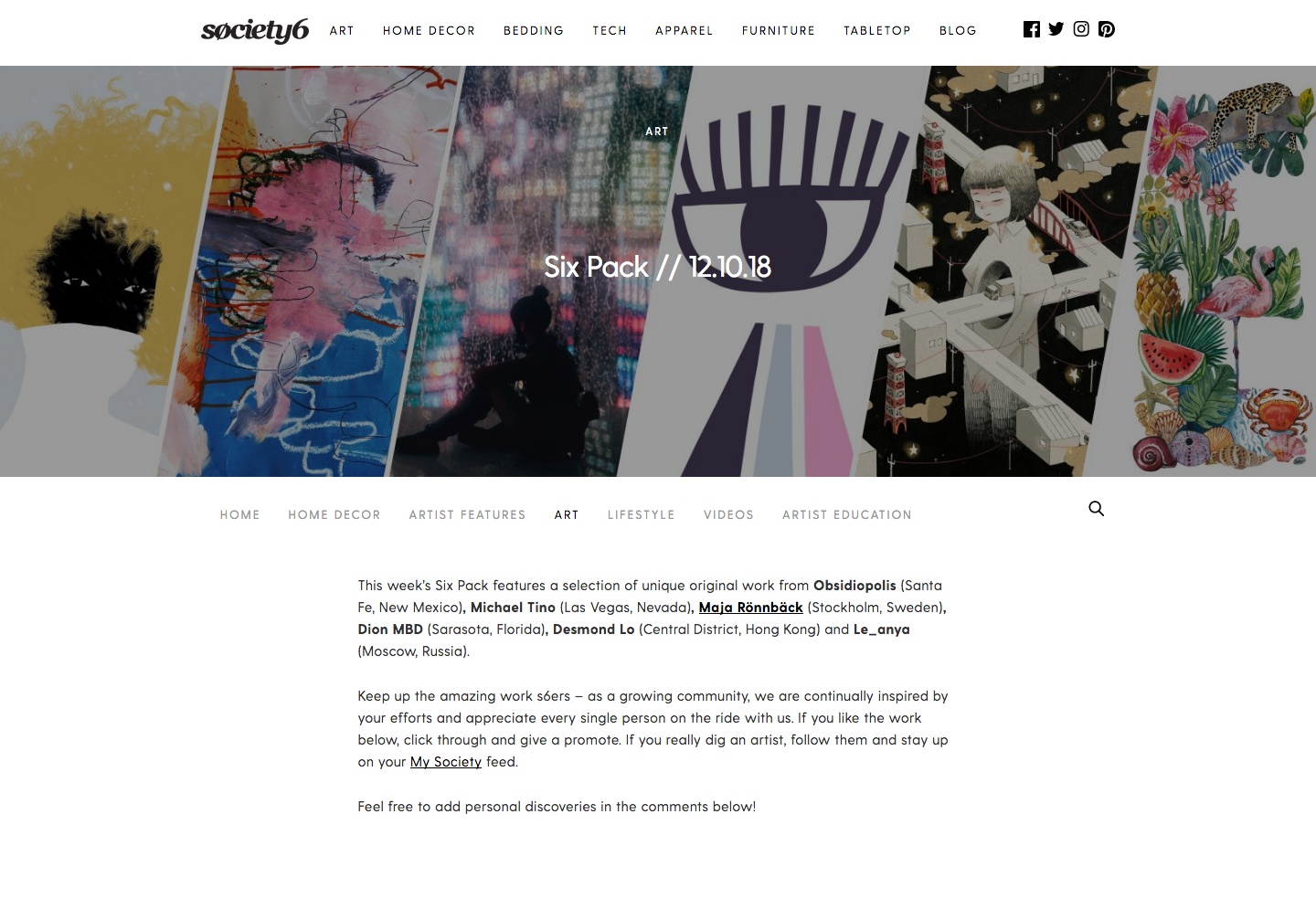 michael tino art society 6 feature michael tino art society 6 feature