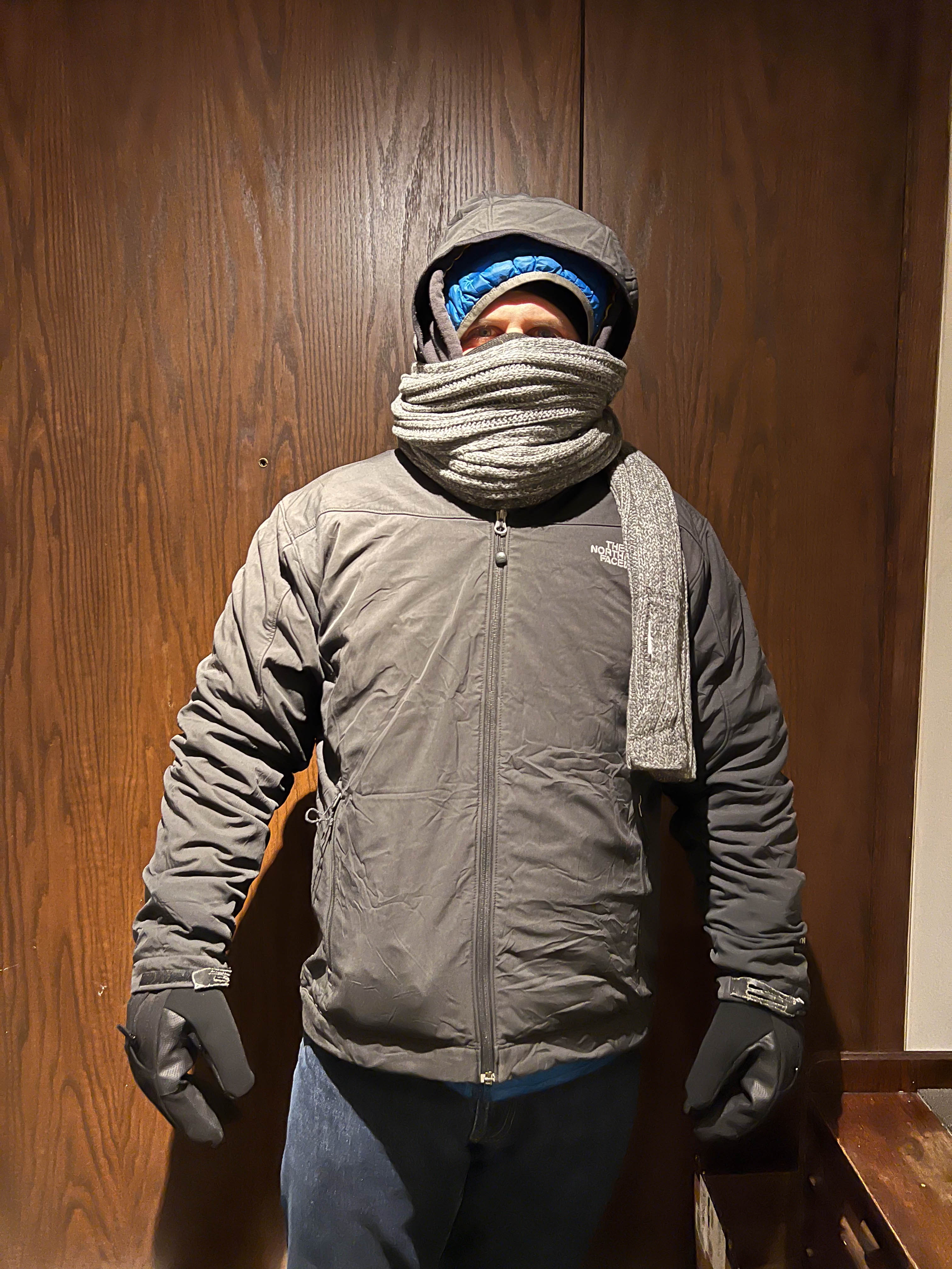 This is how Daddy walked to work