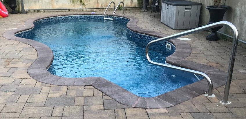 Irregular-Shaped Pool