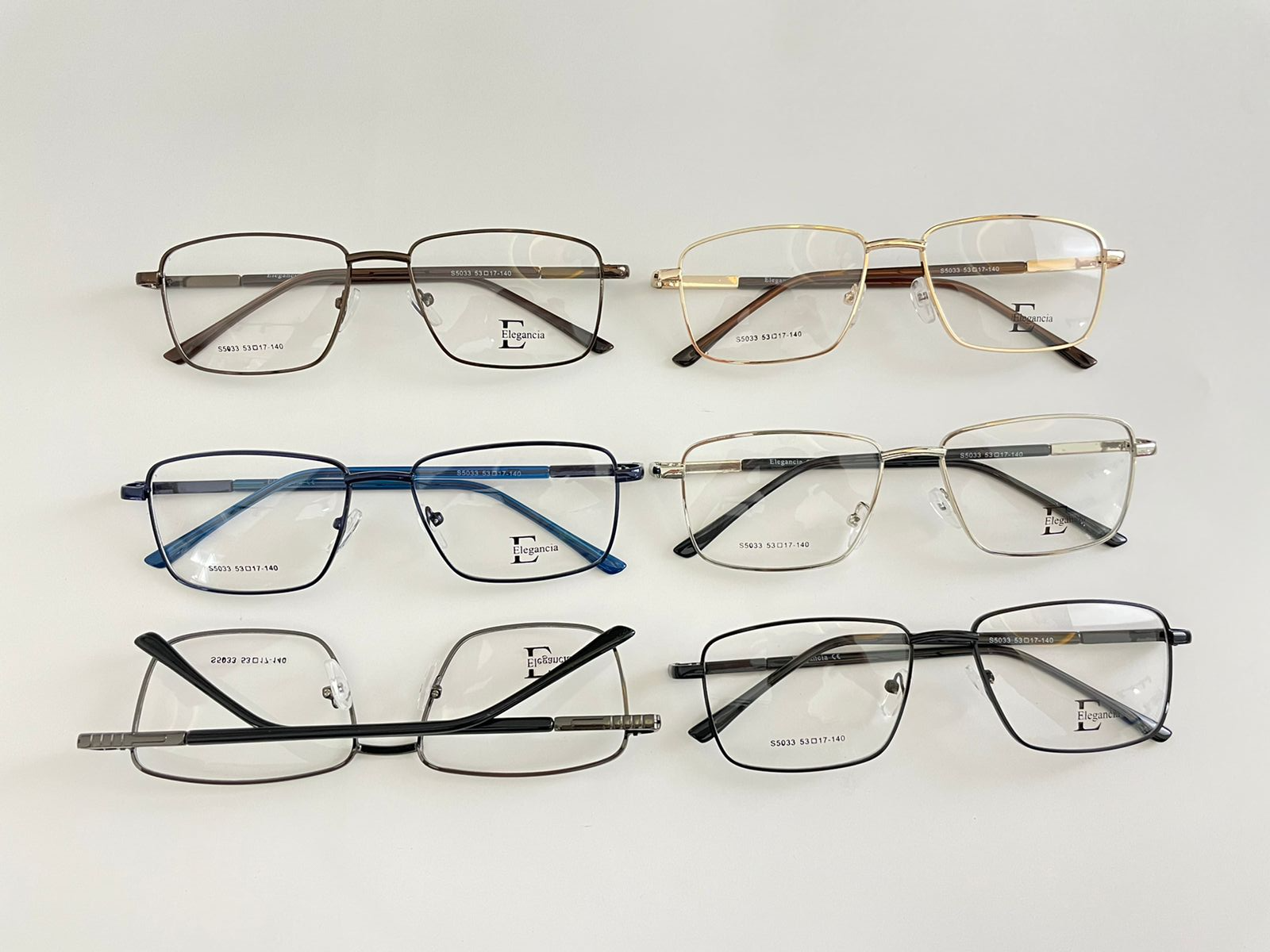 MODELO: 55033
COLORE NEGRO, ORO, CAFE, AZUL Y GUN