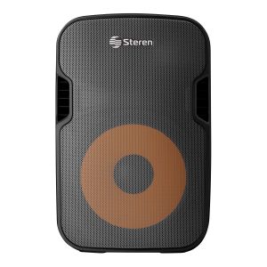 Bafle de 15" 3,000 W PMPO profesional Bluetooth*
• Amplificador de alta calidad que evita ruido derivado de la potencia
• Reproduce graves en frecuencias muy bajas para sentir la música
• Crossover para fácil ecualización entre agudos y graves
• Bluetooth para reproducir desde tu celular o laptop
• Reproductor MP3 por microSD
• Entrada 6.3 mm para micrófono y AUX RCA para otros reproductores
• Salida pasiva para conectar otros amplificadores o más bafles en cascada
• Diseño y materiales que hacen que tenga excelente acústica
• Su disipador asegura óptima temperatura de operación
• Confiable para cualquier evento gracias a sus materiales de alta calidad
• Está fabricado con plástico anti flama para protección contra incendios
• Dimensión: 42 cm de ancho x 67 cm de alto x 35 cm de fondo