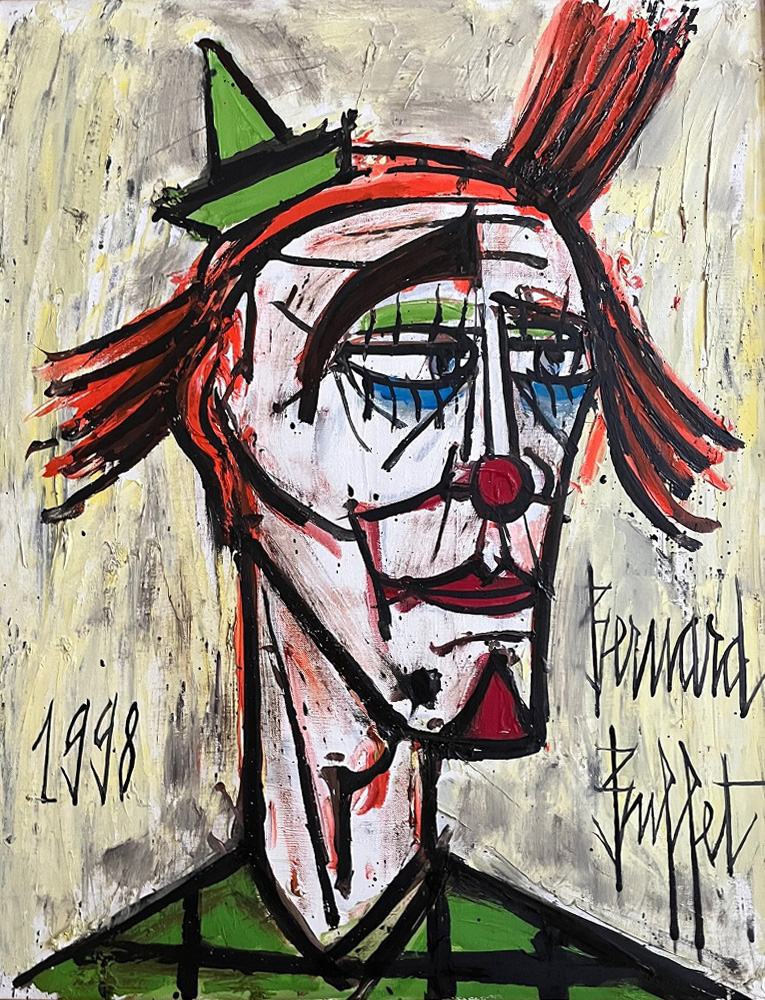 Clown au Chapeau Vert