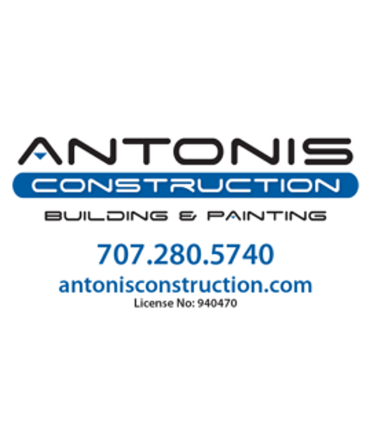 Antonis Construction Building & Painting, Inc.
1435 Technology Lane - Unit B7
Petaluma CA 94954
(707) 280-5740
antonisconstruction.com