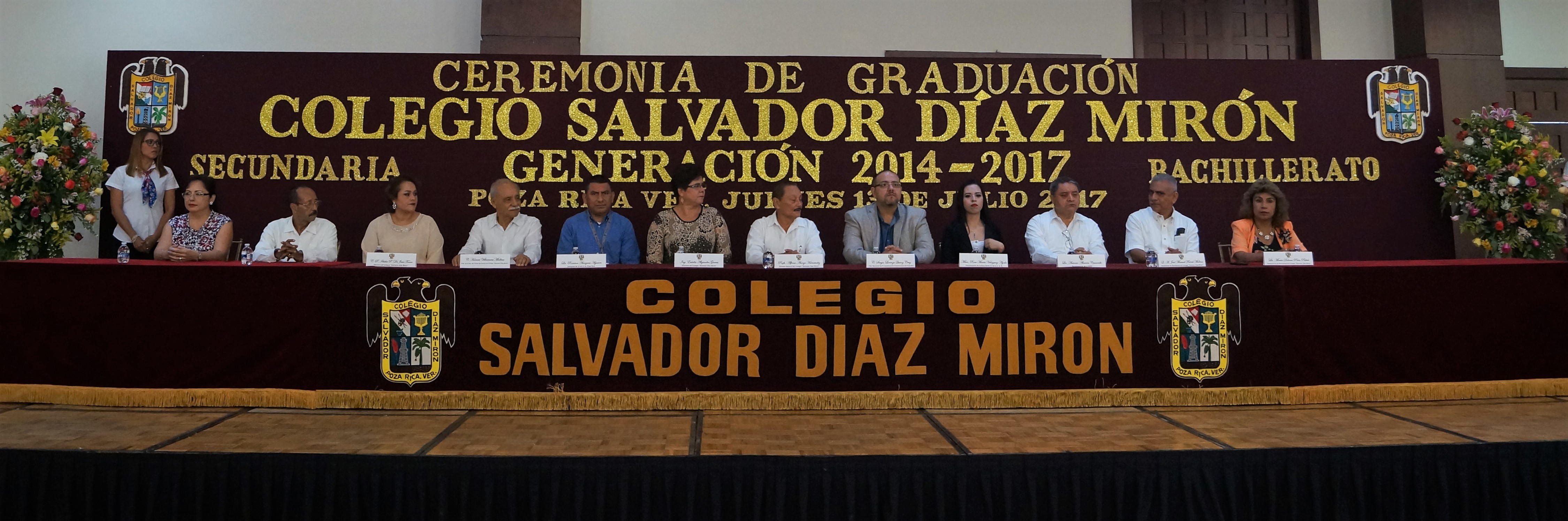 CEREMONIA DE GRADUACIÓN GENERACIÓN 2014-2017
13 DE JULIO 2017