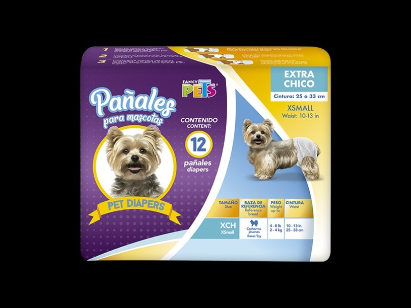 FL1911 PAÑALES XCH P/PERRO
 12 PZAS