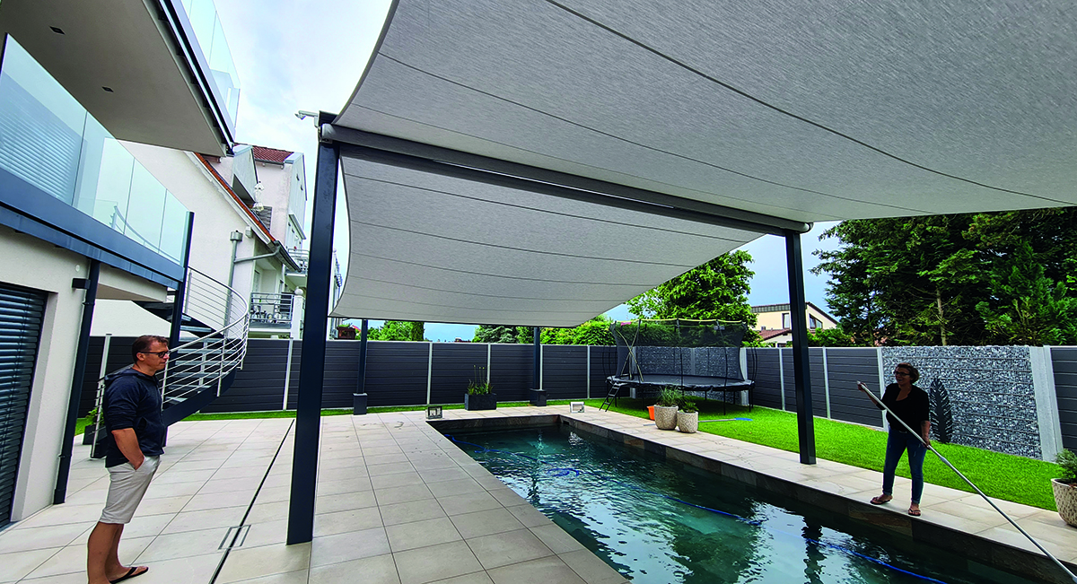 motorized awning