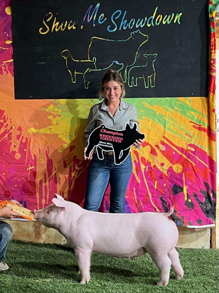 Lena Stricklin
2024 Show Me Showdown
Champion Chester White Gilt