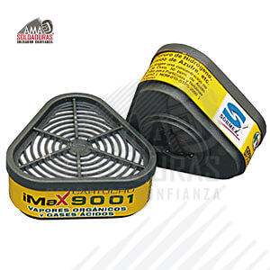 CARTUCHO QUÍMICO VAPORES ORGÁNICOS Y GASES ÁCIDOS
Categoría: Cartuchos
Descripción: Diseño para protección de atmósferas que tengan una concentración no mayor a 1,000 ppm. de vapores orgánicos; 10 ppm. de cloro, 50 ppm. de ácido clorhídrico, 50 ppm. de dióxido de azufre para respirador: Respirador media cara doble cartucho.