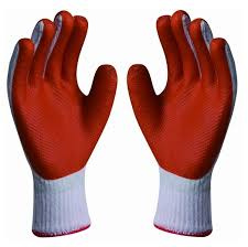 LUVA COM PALMA EM 
BORRACHA VULCANIZADA