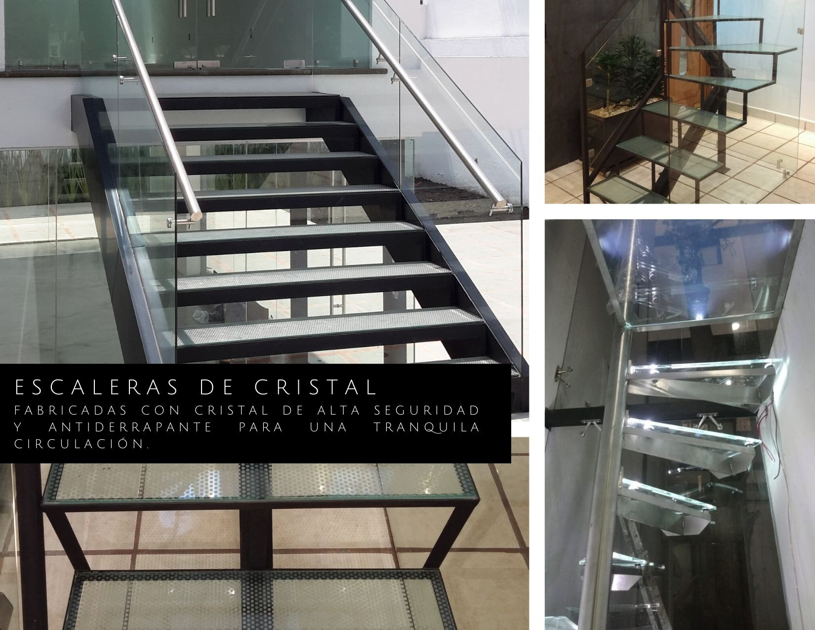 Escaleras de cristal Escaleras de cristal