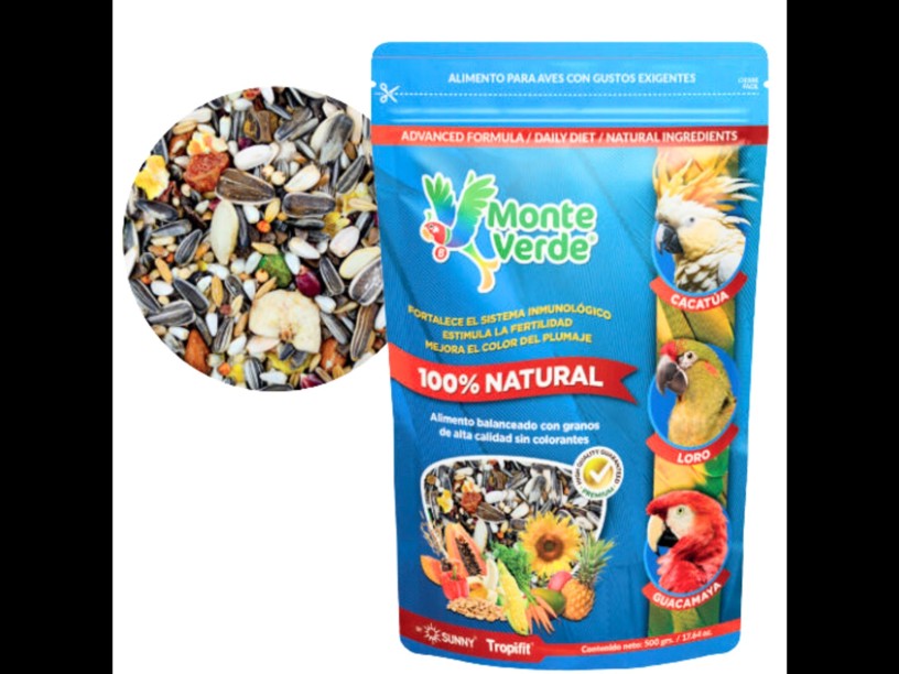 TP-7840 ALIMENTO 
MONTE VERDE CACATUA, LOROS