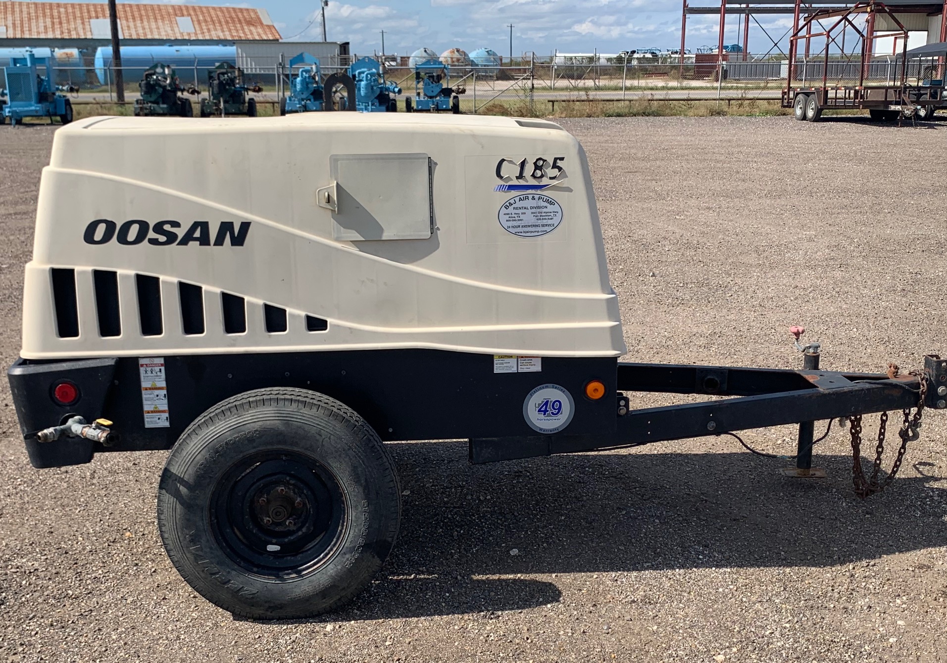 Trailer Mounted Air Compressor