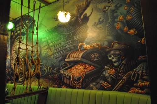 Impresión de vinil sobre muro