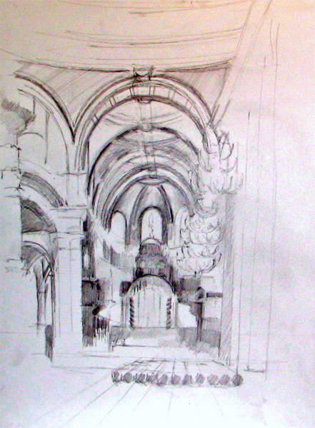 St Paul's Cathedral #2 (Pencil)