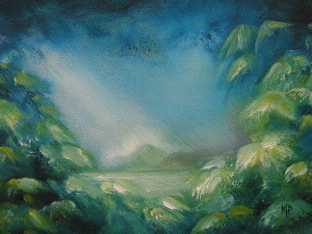 The Light - 5"x 7" Oil on Stretched Canvas  $45