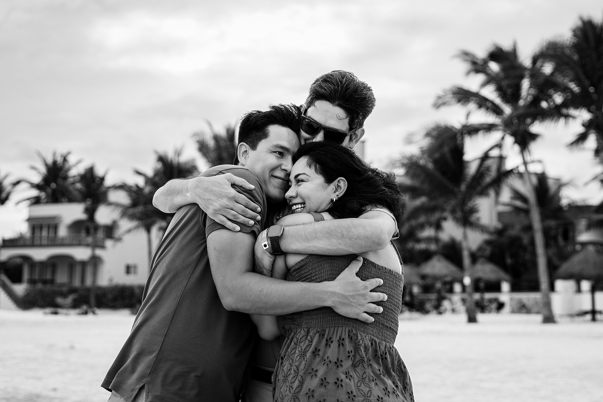 Engagement session after a surprise proposal in the Riviera Maya, Mexico.