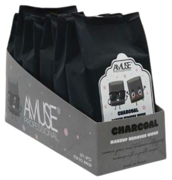AM624 
CHARCOAL MAKEUP REMOVER WIPES 30 CT
UPC 4713616470216
6 PACK DISPLAY

