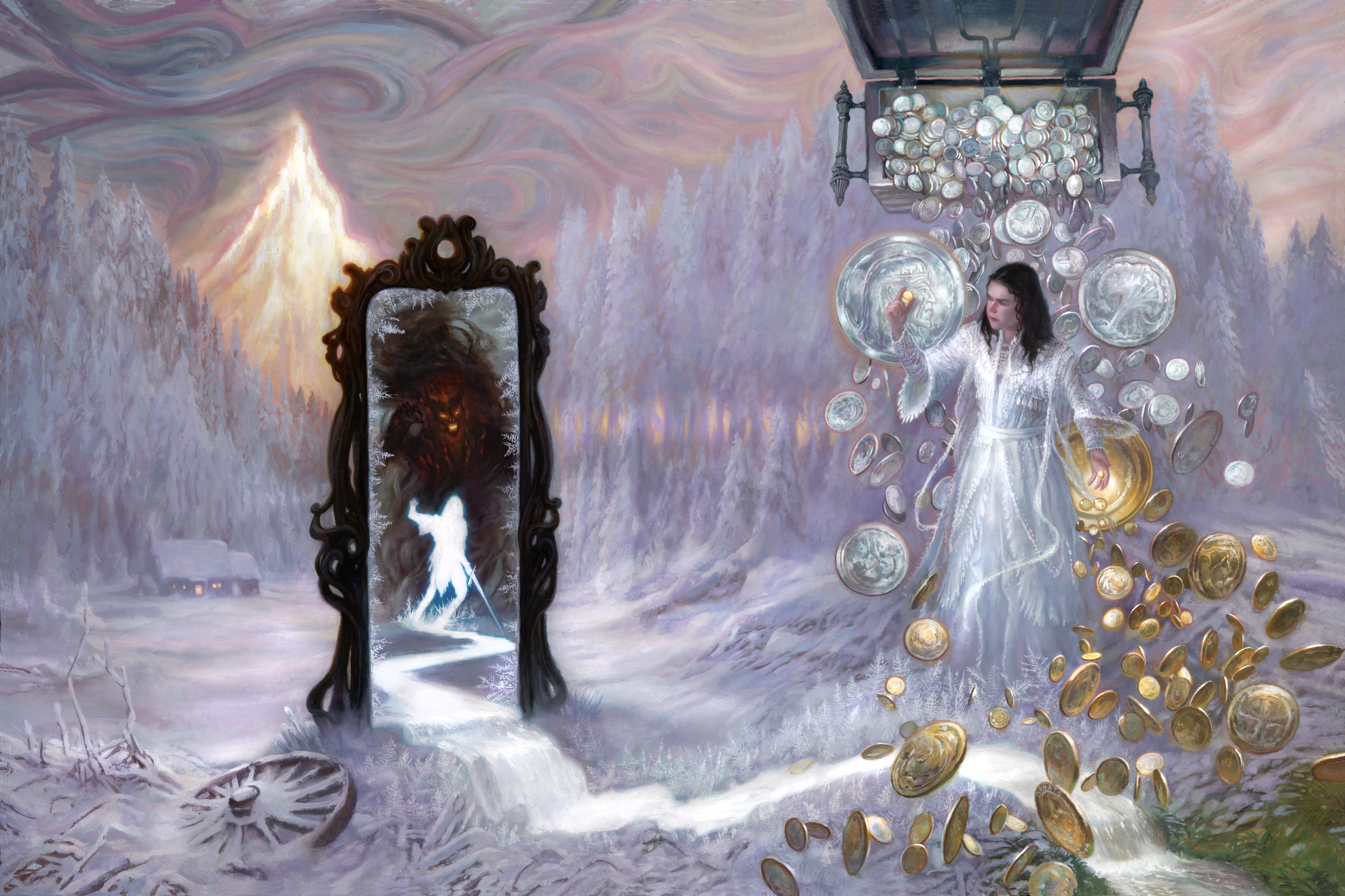 Spinning Silver
24" x 36" Oil on Panel. 2019