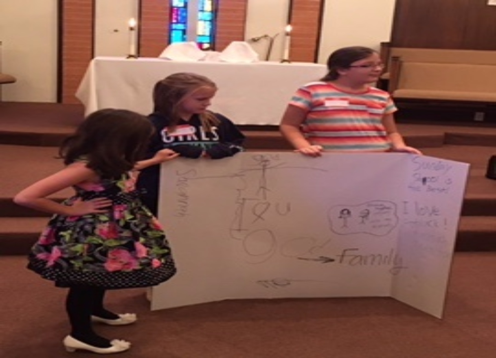 Girls telling us why church is important to them
 Pack the Church, Oct. 29, 2017