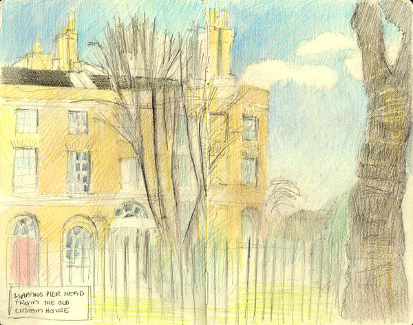 Sketchbook / London:  Wapping Pier Head