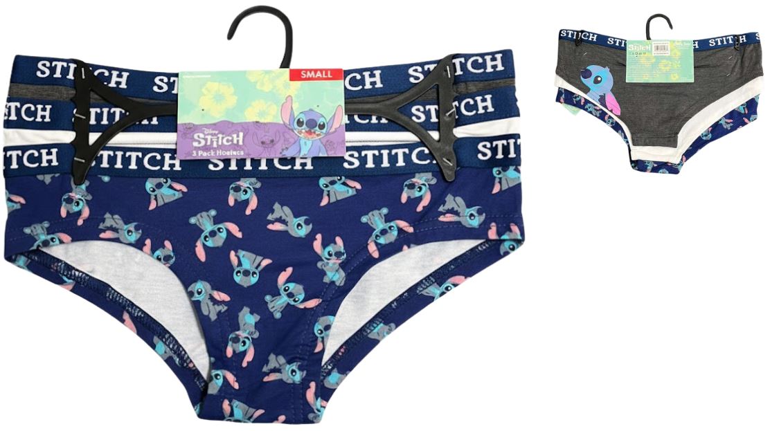 43LO225X1HZA-NVY
3PK LADIES UNDERWEAR STITCH
S,M,L,XL
UPC  193159161477
36 CS/PACK