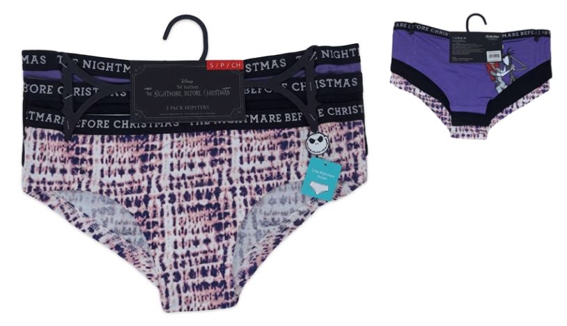 43NB378X1HZAP-PUR
3PK LADIES UNDERWEAR 
THE NIGHTMARE BEFORE CHRISTMAS
S,M,L,XL
UPC 193159200947
36 CS/PACK
