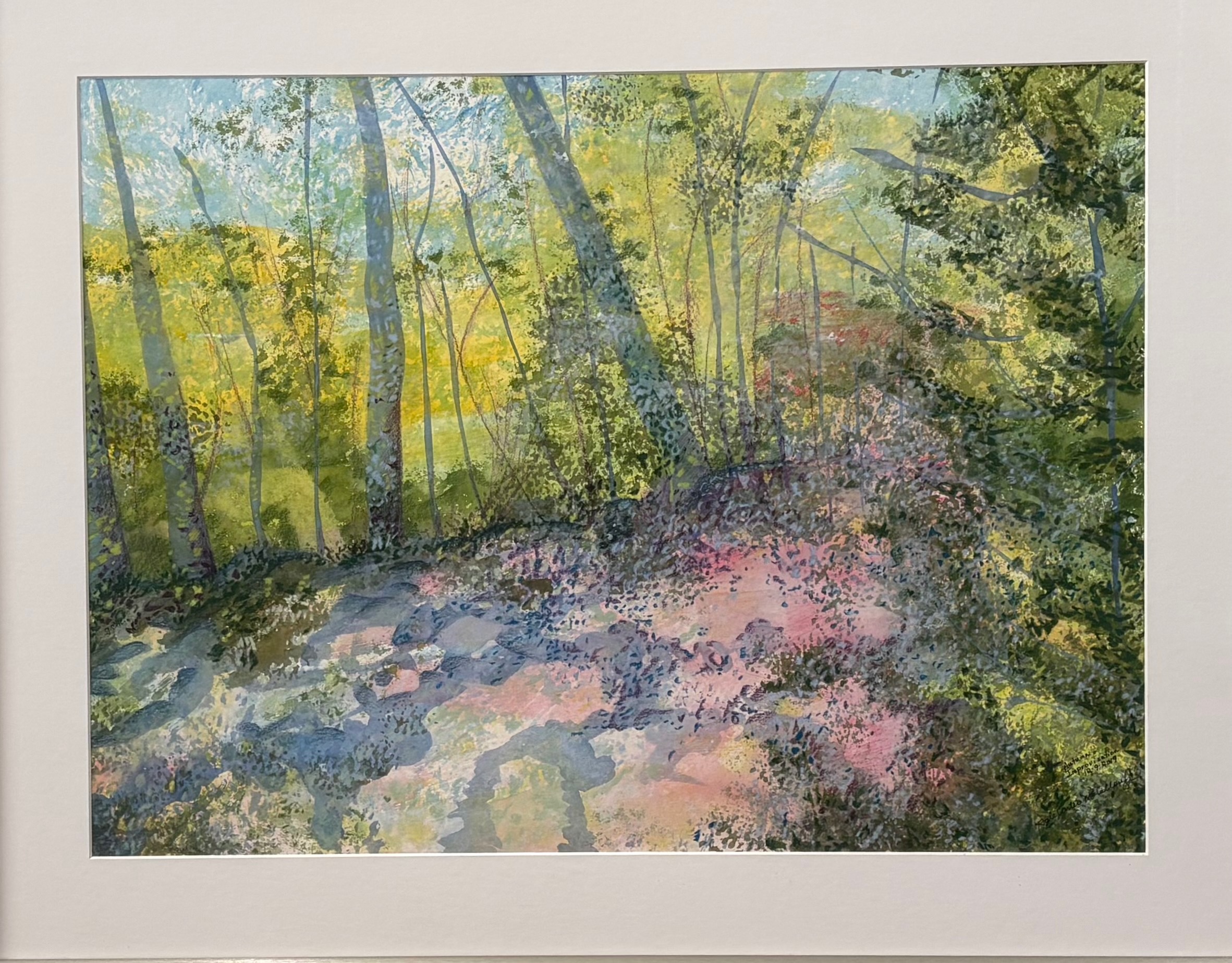 Autumn Improvisation
Watercolor 
27" X 20"
$650.