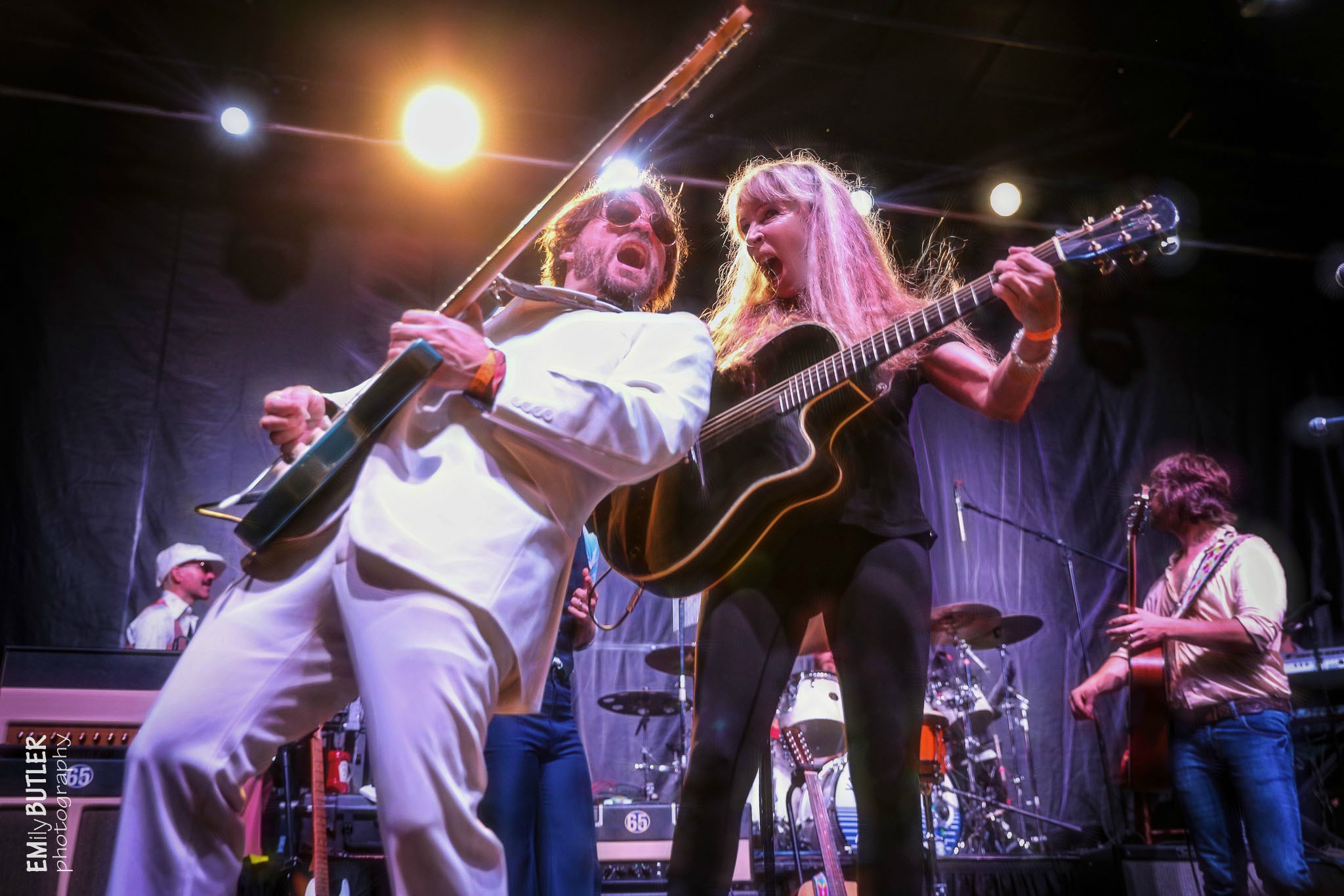 Juice performing with others at the Yacht Rock Revue show in Atlanta Georgia August 2016..