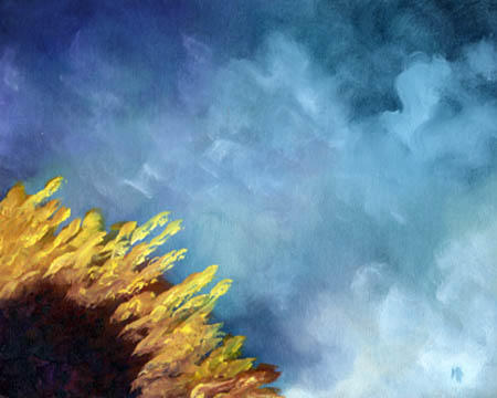 "Sun Burst" - 8"x10" Oil on Canvas Panel  