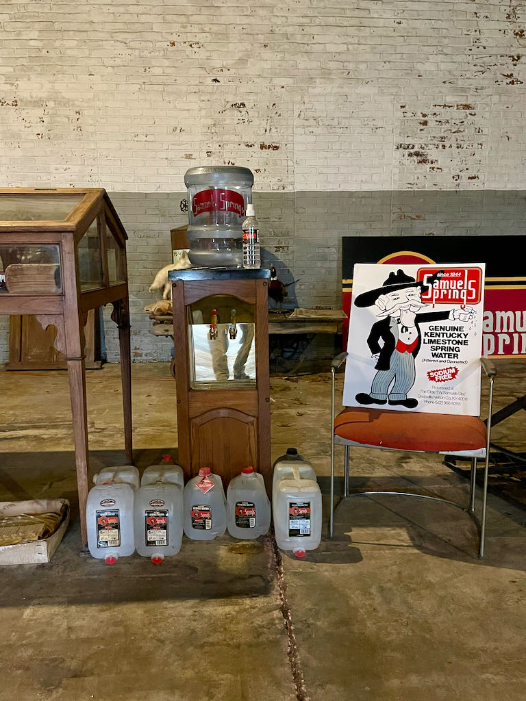 Museum Items - Samuel Springs Water - Old Samuels Distillery 