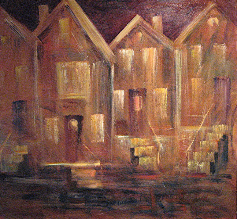 Neighborhood Watch, Acrylic, 48x48