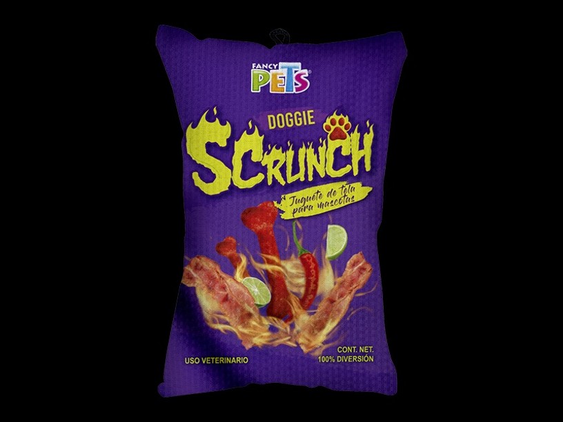 FL8275 JUGUETE DE TELA 
DOGGIE SCRUCHY FUEGO