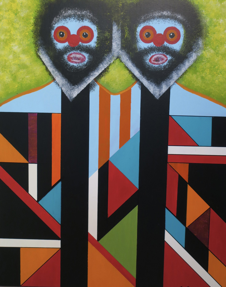 Who's afraid of clowns  24 x 30 