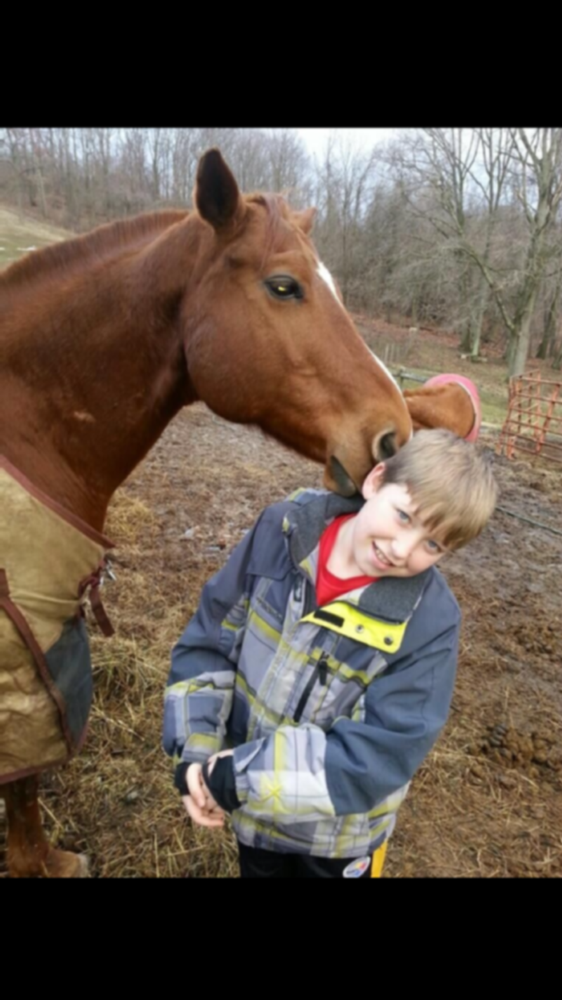 Duke being affectionate!