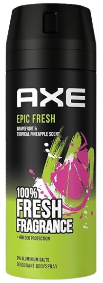 AXE150EF
EPIC FRESH 150 ML
72 CS PACK
