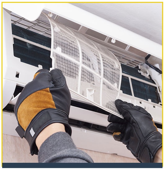 Cleaning and Repairs the Air Conditioner