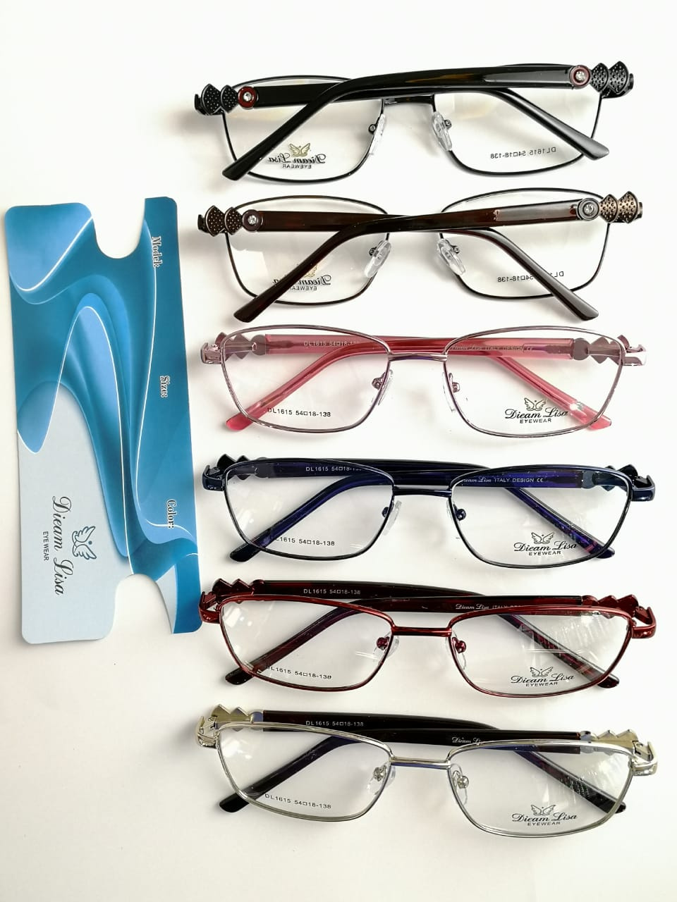 Modelo: DL1615
Colores: Vino, Azul, Cafe, Rosa, Negro y Cafe con Dorado