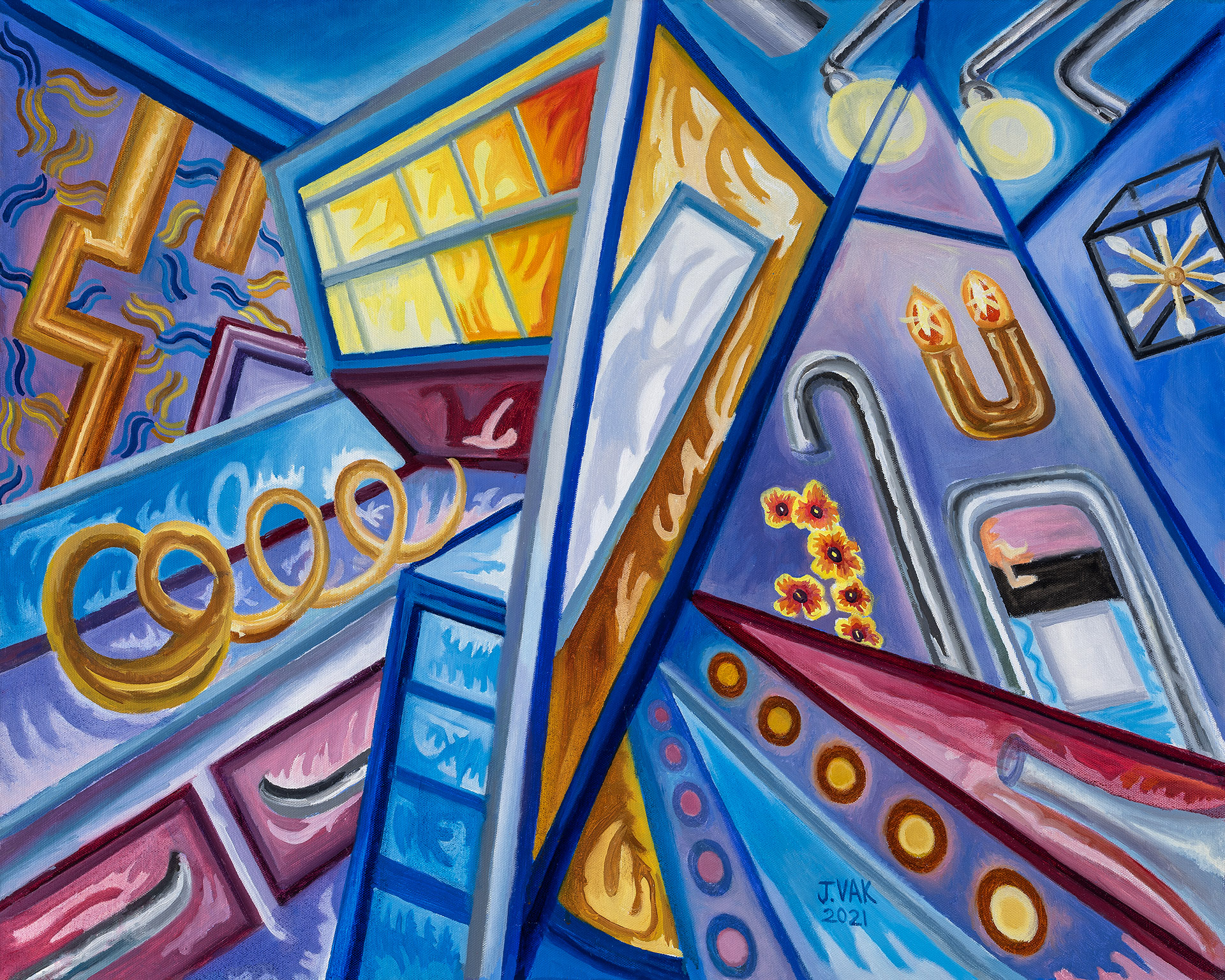 Planes in Space No.1
24 X 30 Original Oil
$2000
2021