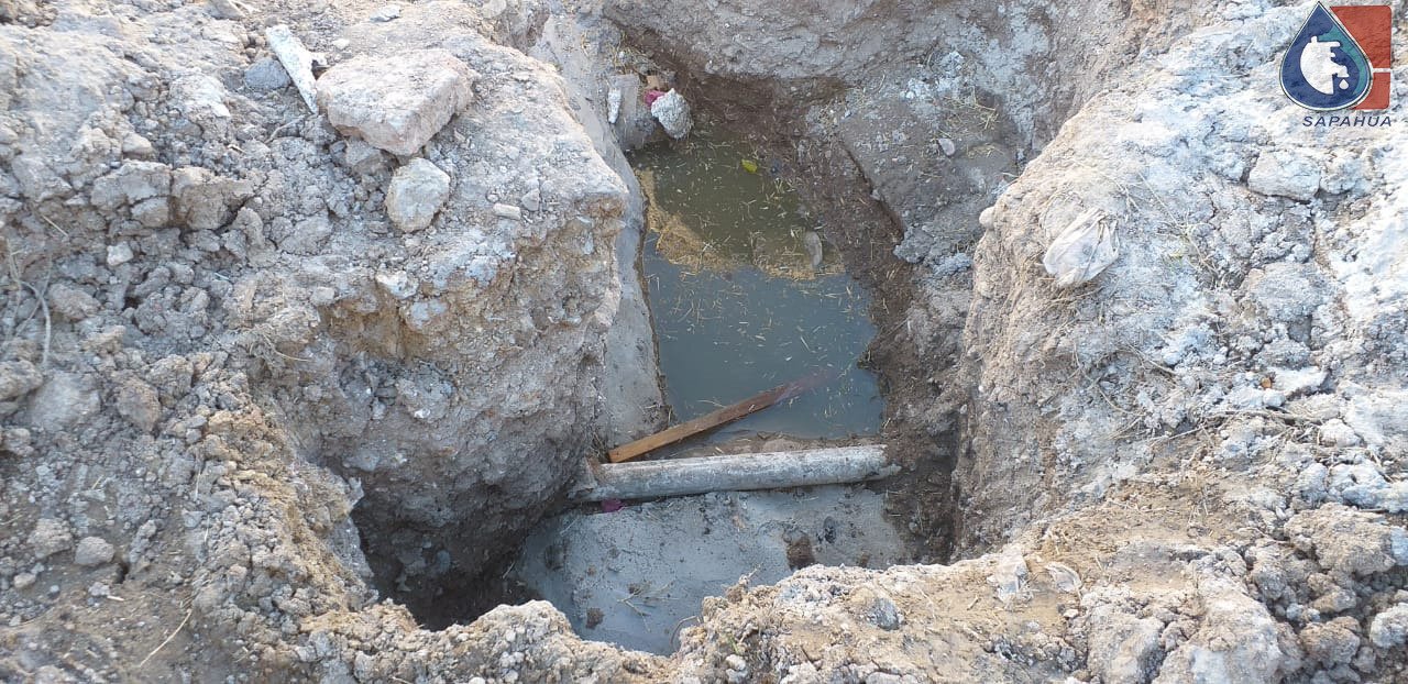 SONDEO DE DRENAJE EN LA CALLE 24 DE JUNIO, COL. AVIACIÓN 1a. SECC.