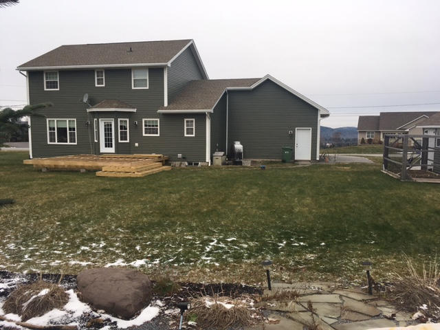 Outside
back of house view