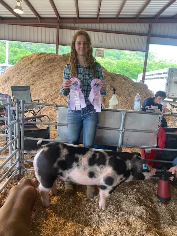 Jacey Bowers
2022 Tennessee Crossbred Classic
Reserve Champion TN Bred Spot Gilt
Reserve Champion Spot Gilt Open Show