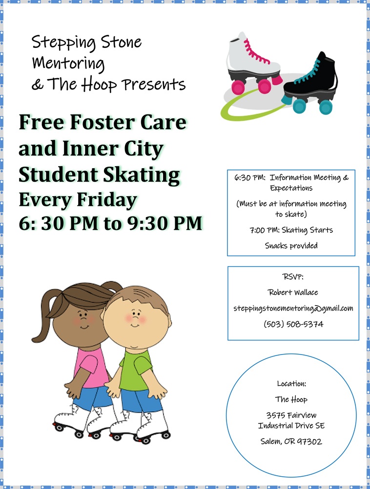 Skating Event Flyer