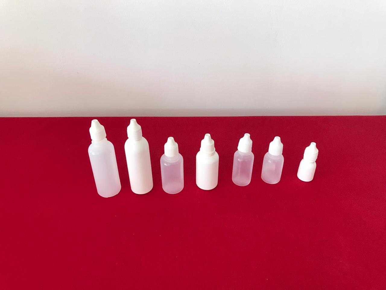 GOTERO POLIETILENO BLANCO Y NATURAL 5, 20, 30, 50 ML.