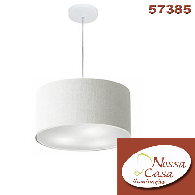 Pendente 4000/20 branco p/ 2 e27