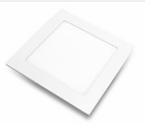 Panel Led cuadrado incrustar 12W 
(170mm) 100-240V 6400°k Evergreen
 Cod:15306