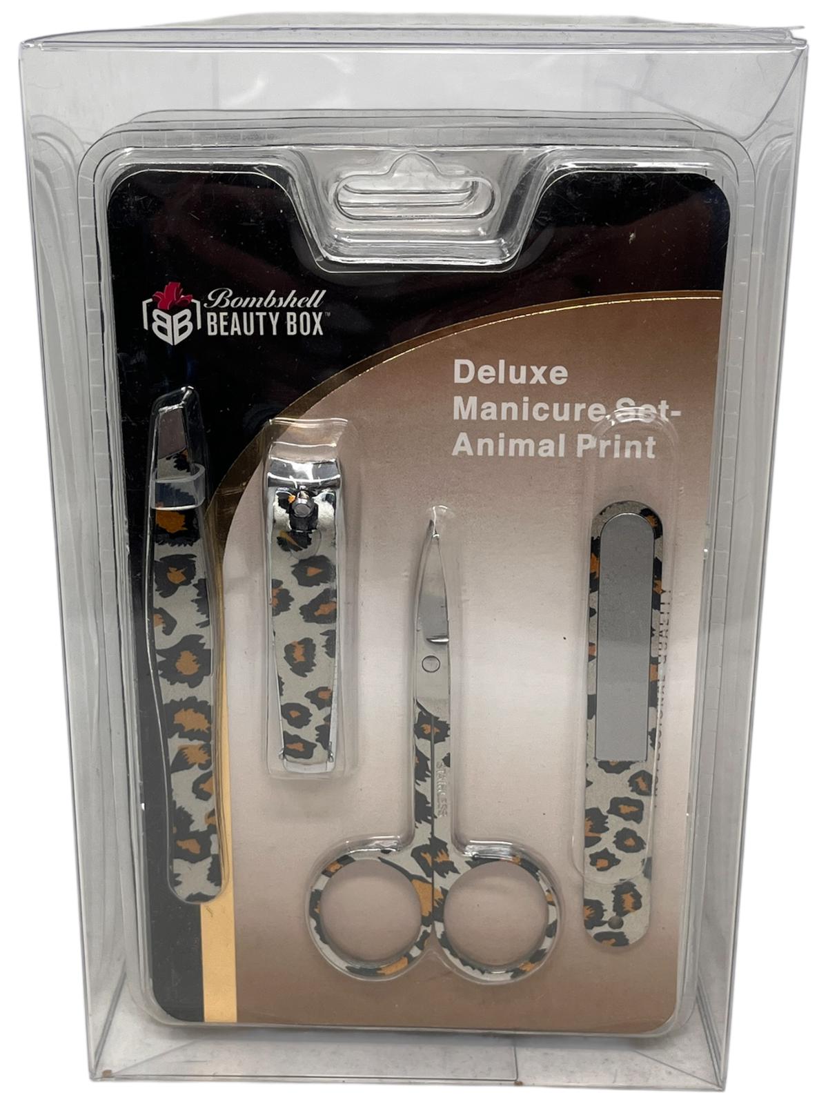 BB-73
DLUXE MANICURE SET ANIMAL PRINT 
12 PC