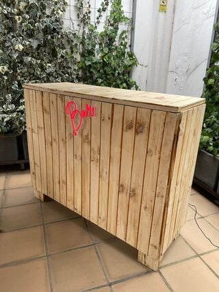 Modulo de Barra
1.03M Alto
45cm Profundidad
1.27M Ancho
$130.000
Letrero led Bar 50.000
Alquiler